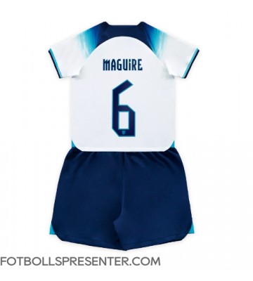 England Harry Maguire #6 Hemmatröja Barn VM 2022 Kortärmad (+ korta byxor)